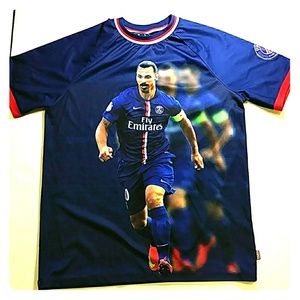 Paris Fly Emirates Soccer Ibrahimovic Jersey